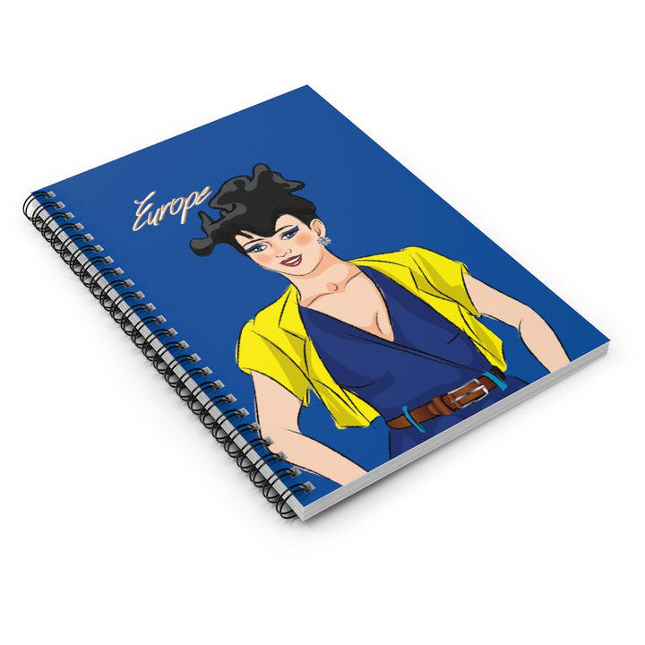 Europe Spiral Notebook - Ruled Line