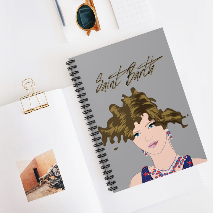Saint Barth Spiral Notebook - Ruled Line