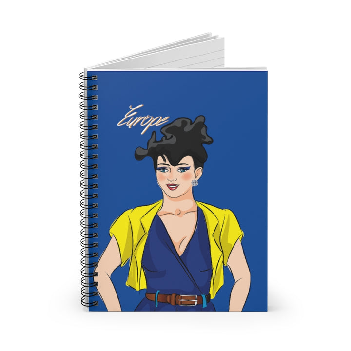 Europe Spiral Notebook - Ruled Line