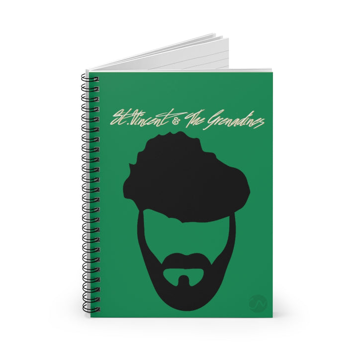 Sint Vincent and the Grenadines Spiral Notebook Male - Ruled Line