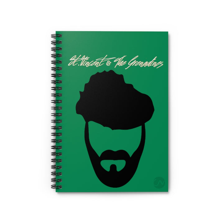 Sint Vincent and the Grenadines Spiral Notebook Male - Ruled Line