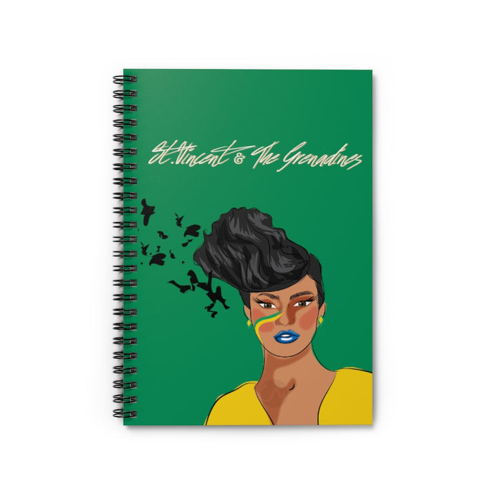 Sint Vincent and the Grenadines Spiral Notebook - Ruled Line