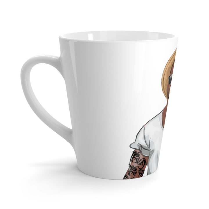 Label-less Latte mug