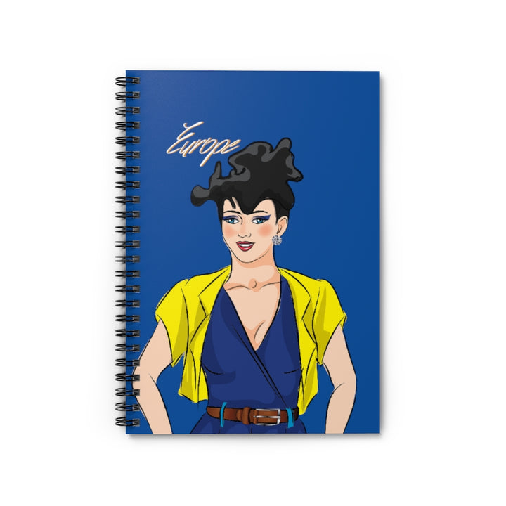Europe Spiral Notebook - Ruled Line