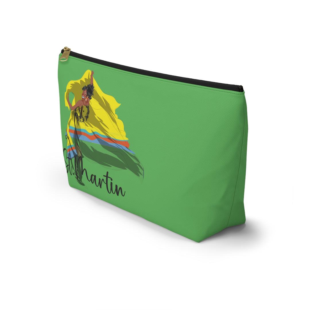 St.Martin Unity T-bottom Accessory Pouch Green