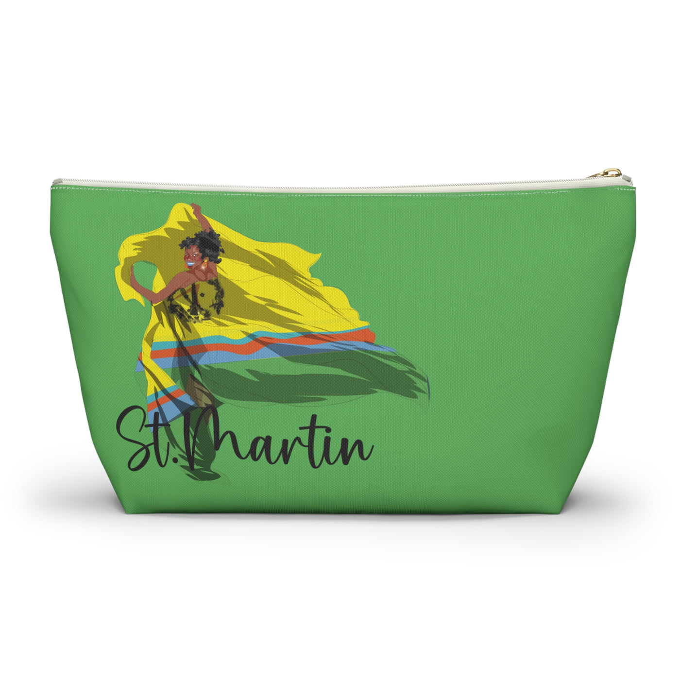 St.Martin Unity T-bottom Accessory Pouch Green