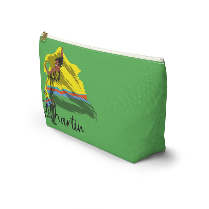 St.Martin Unity T-bottom Accessory Pouch Green