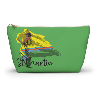 St.Martin Unity T-bottom Accessory Pouch Green