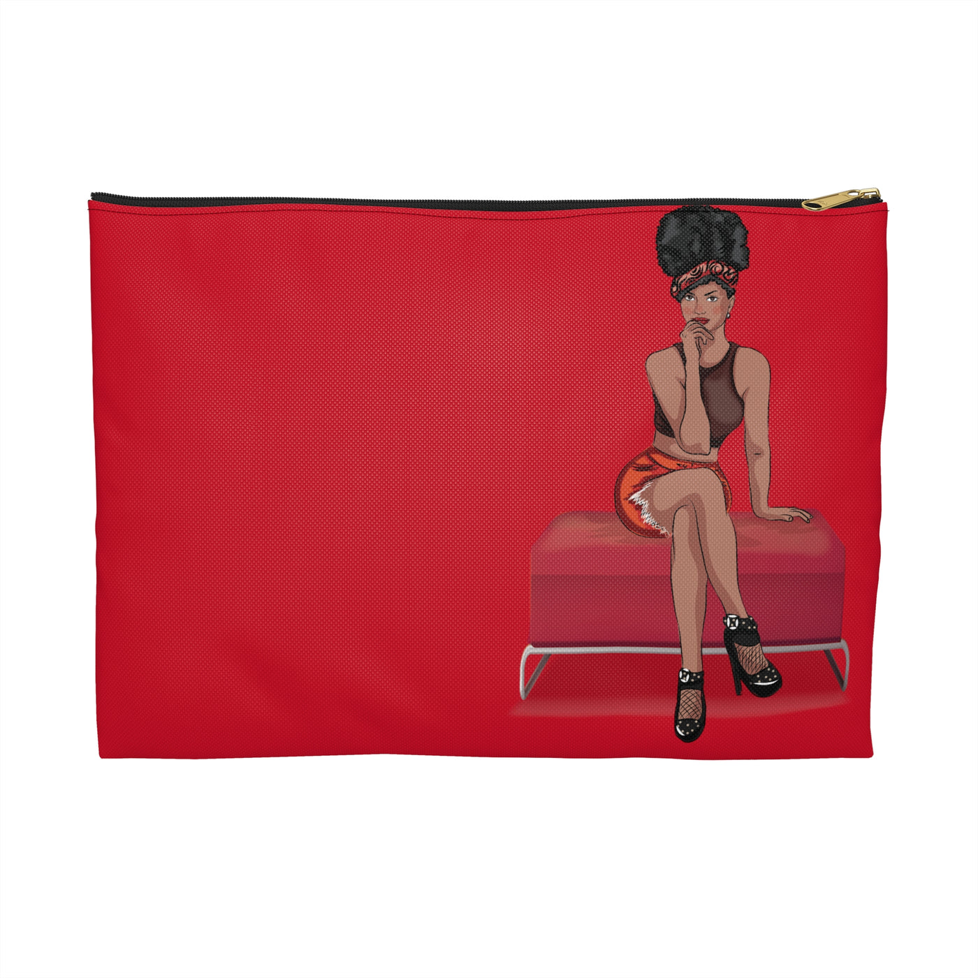 Sassy Accessory Pouch Red