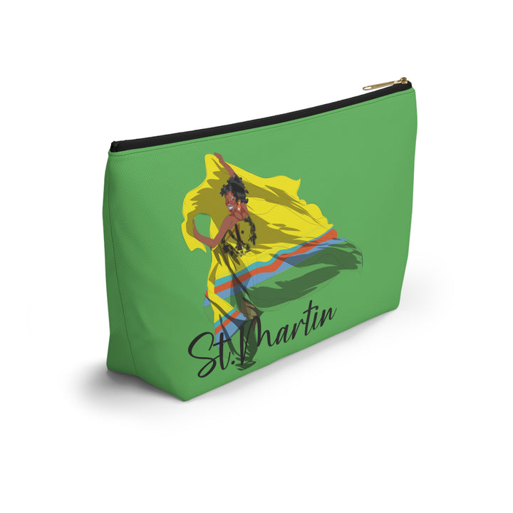 St.Martin Unity T-bottom Accessory Pouch Green