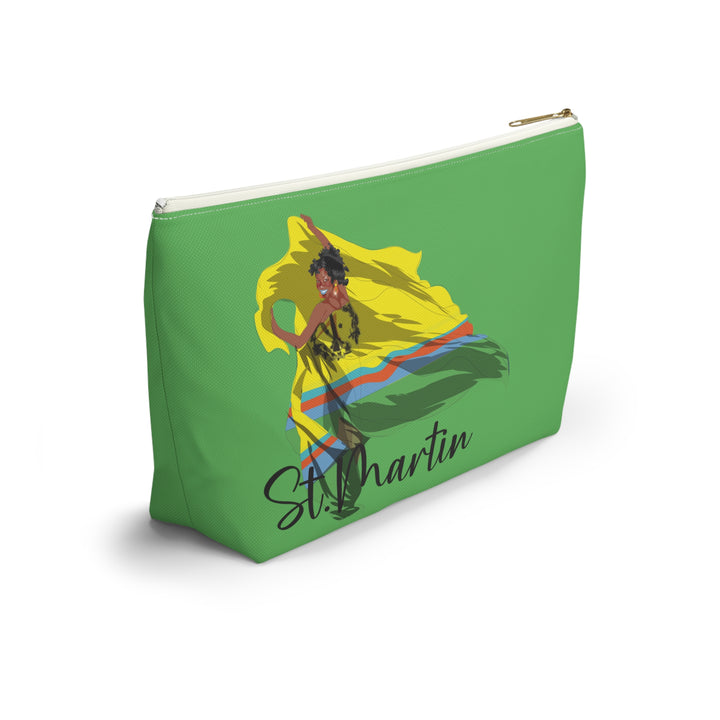 St.Martin Unity T-bottom Accessory Pouch Green