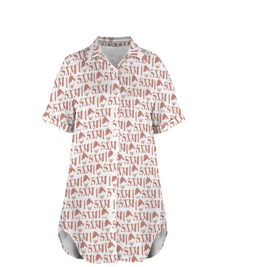 ISXM BUTTON DOWN DRESS