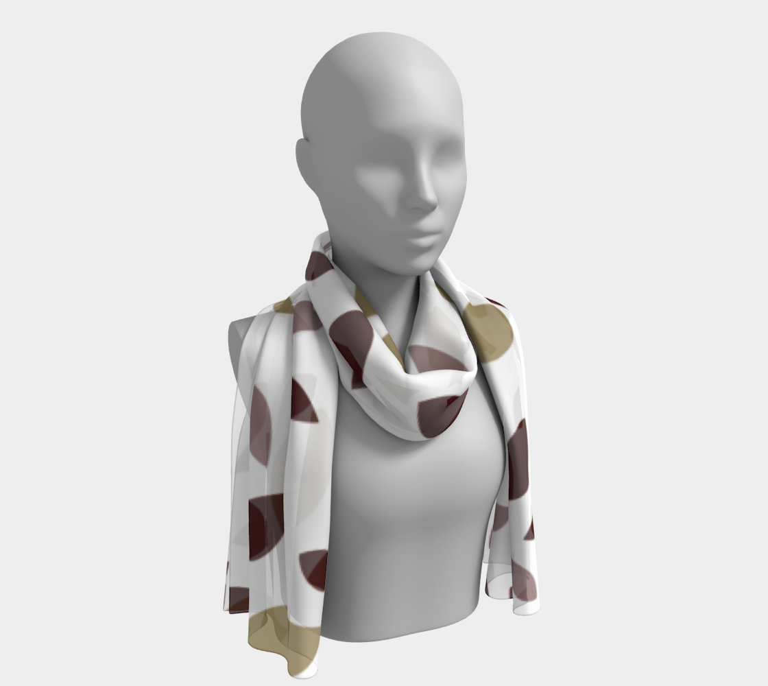 Apologetic long scarf