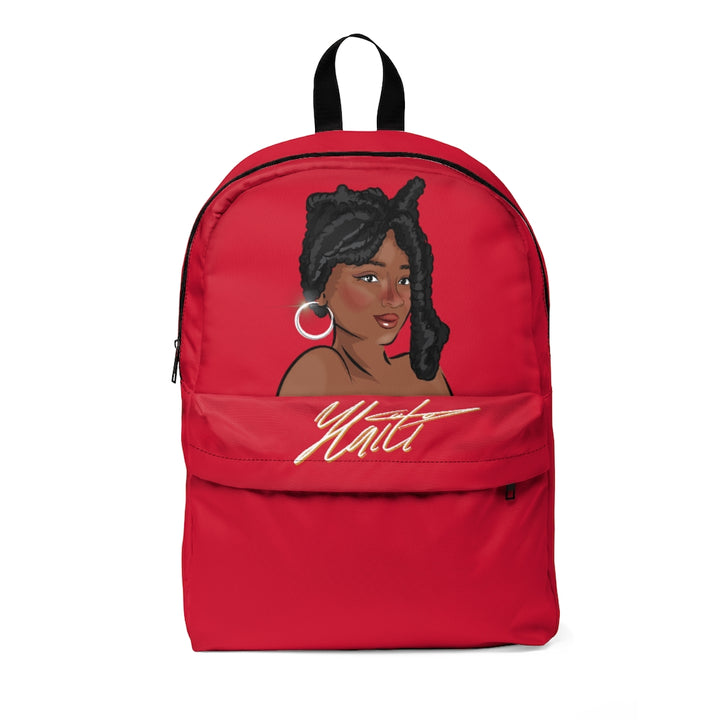 Haitian Rootz Backpack Red