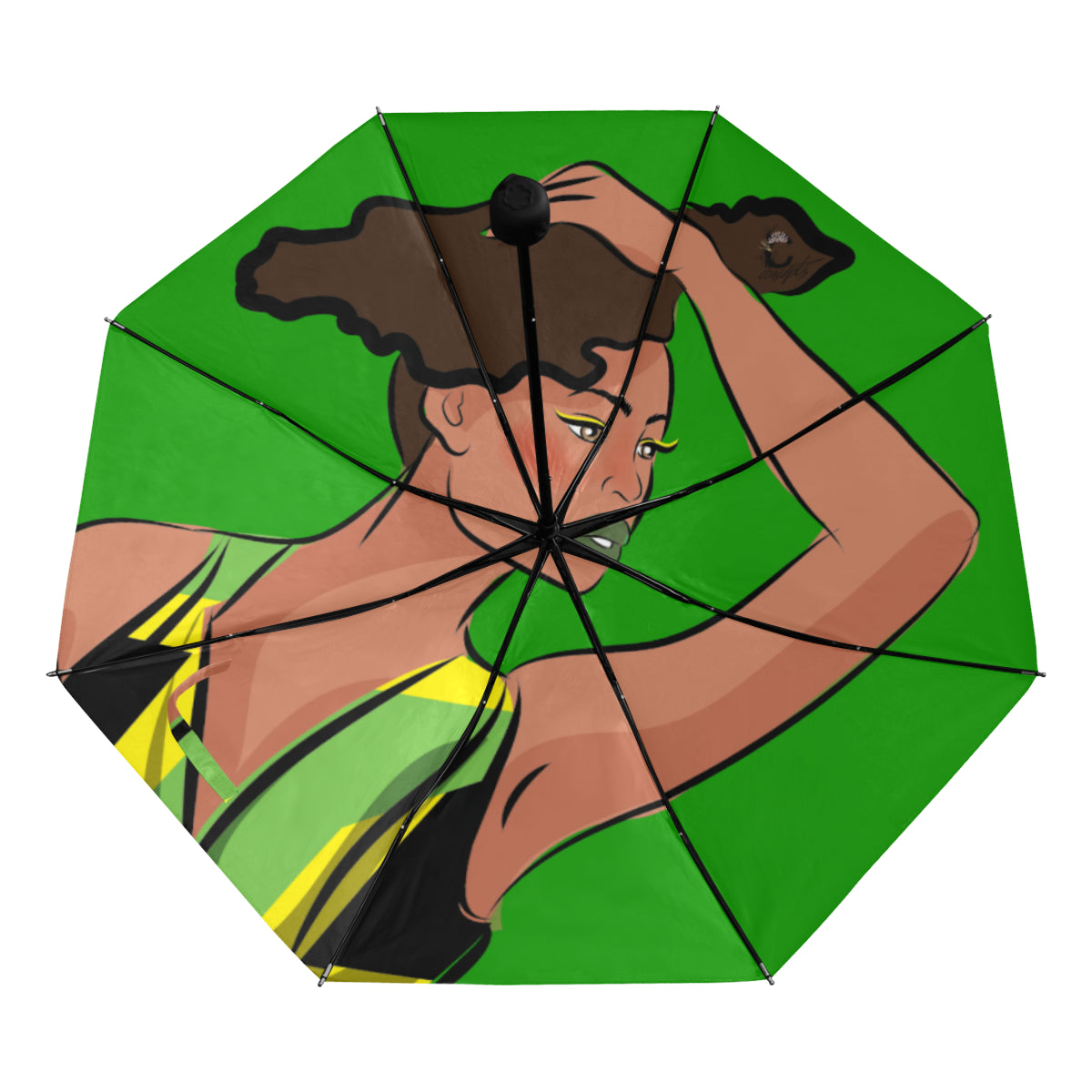 Jamaican Rootz Umbrella (Underside Printing)