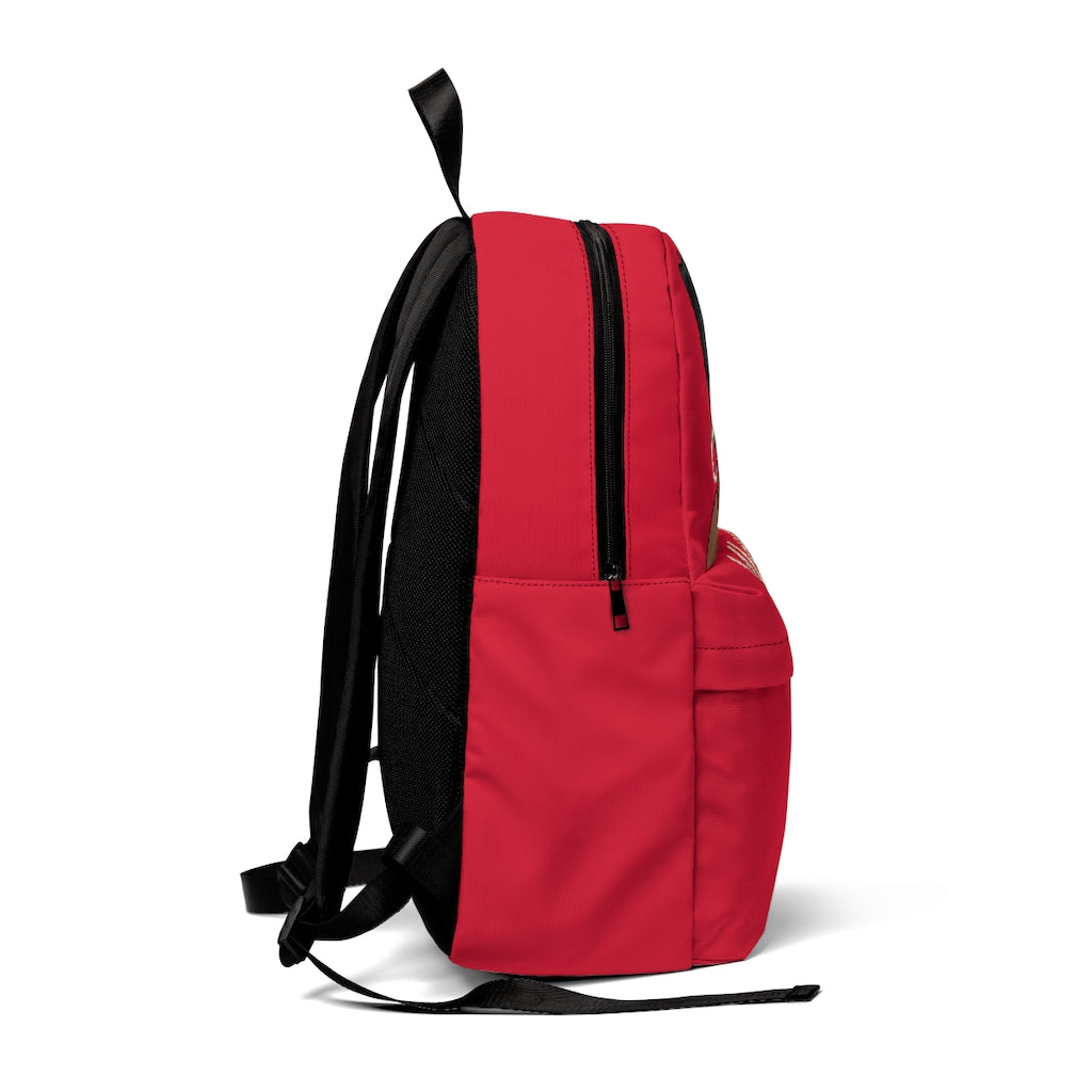 Haitian Rootz Backpack Red