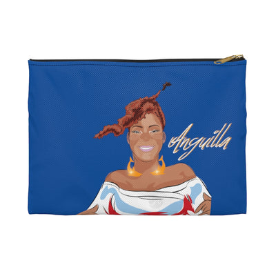 Anguilla Accessory Pouch Blue