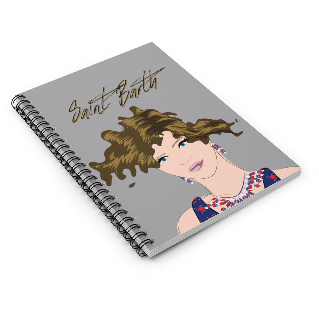 Saint Barth Spiral Notebook - Ruled Line