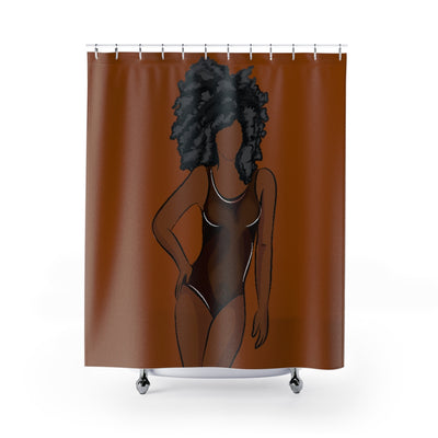 Unapologetic out of the shadows Shower Curtain