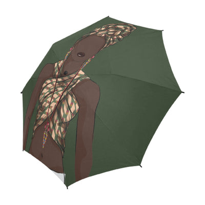 Blanc  Semi-Automatic Foldable Umbrella