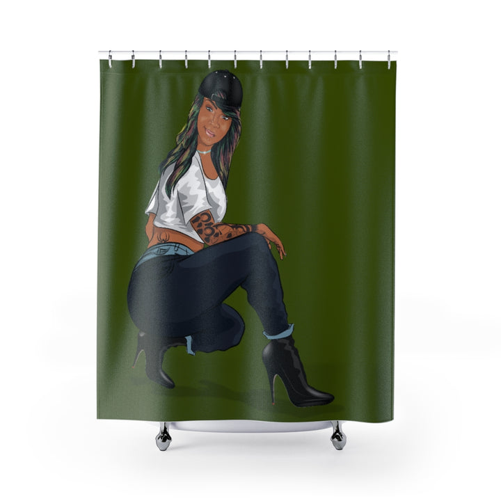 Savage Shower Curtain plain