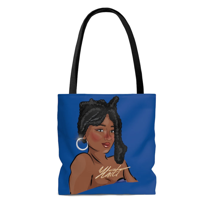 Haitian Rootz Tote Bag Blue