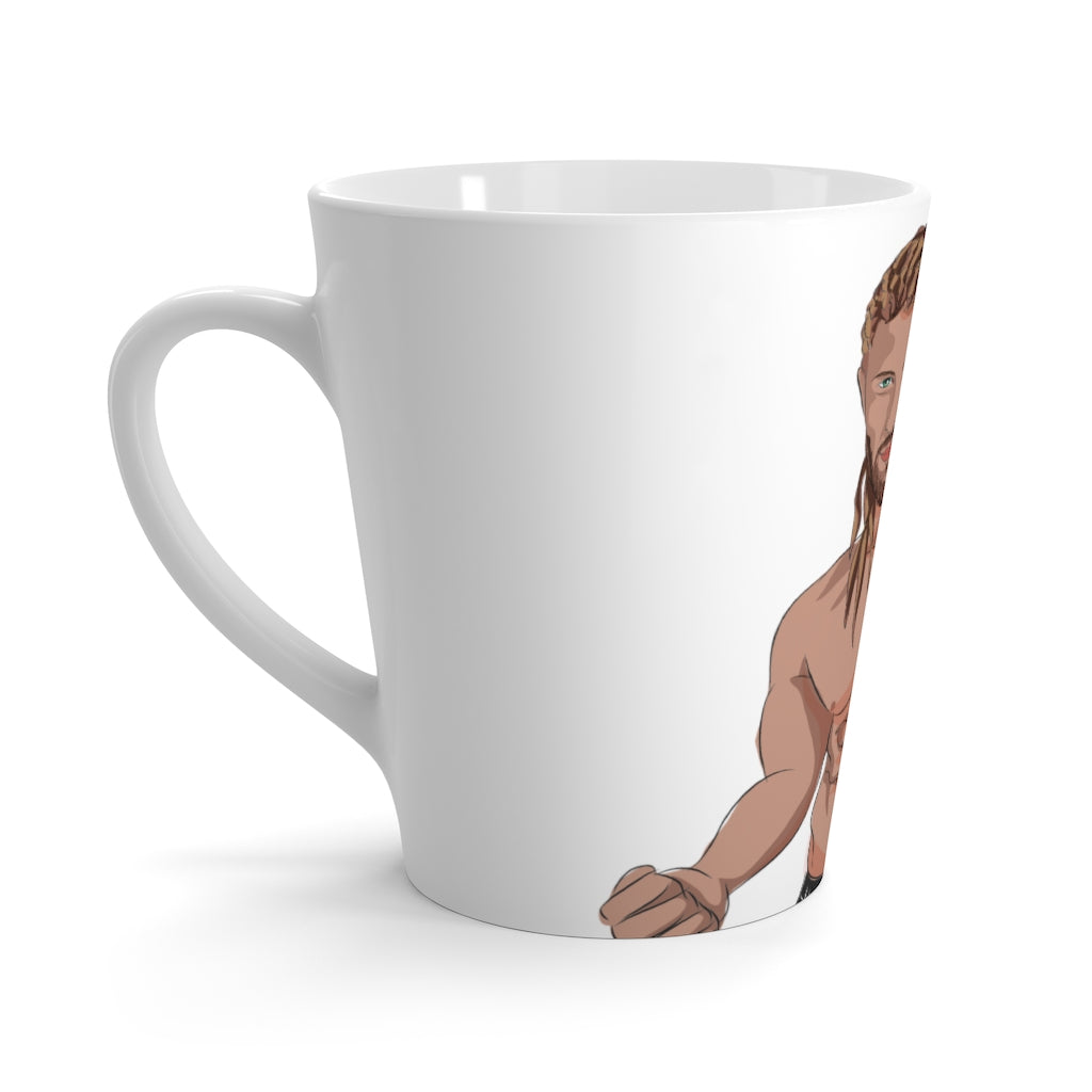 The Warrior  Latte mug