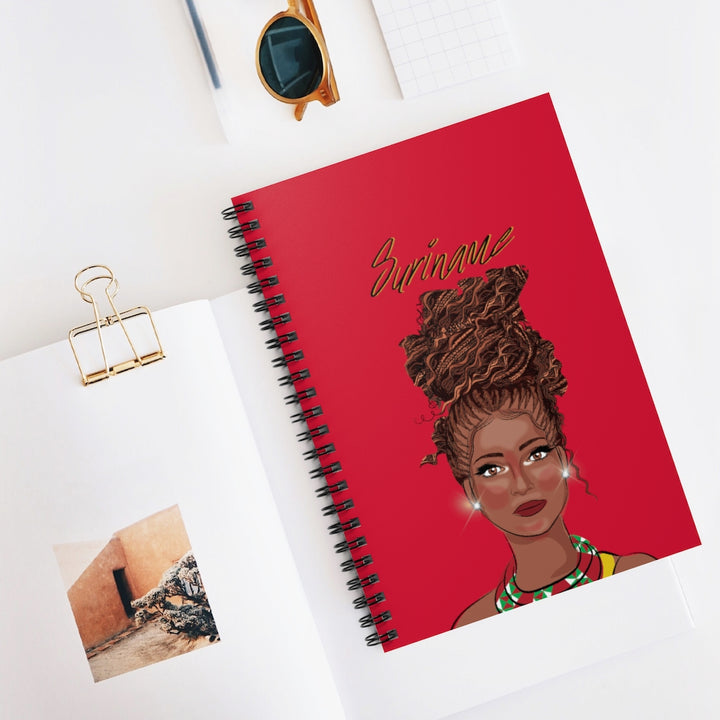 Suriname Spiral Notebook - Ruled Line