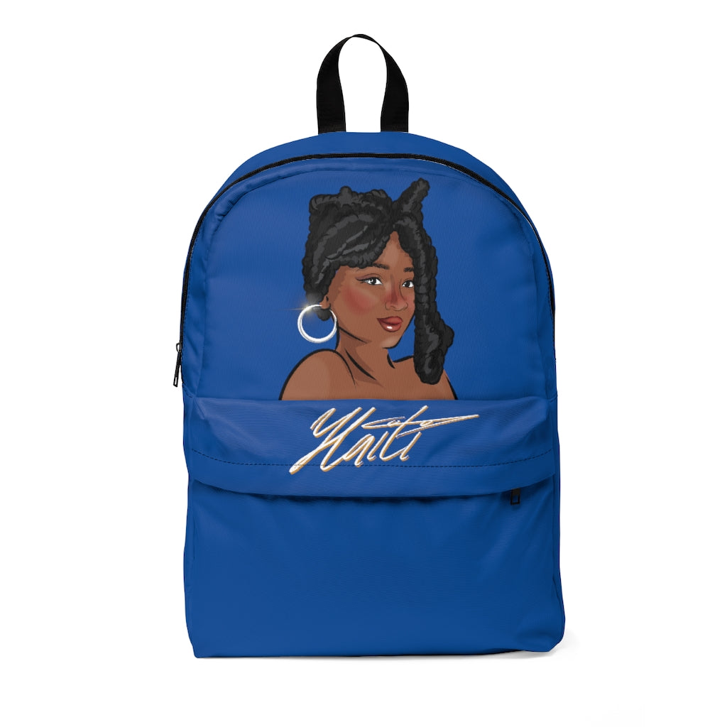 Haitian Rootz Backpack Blue