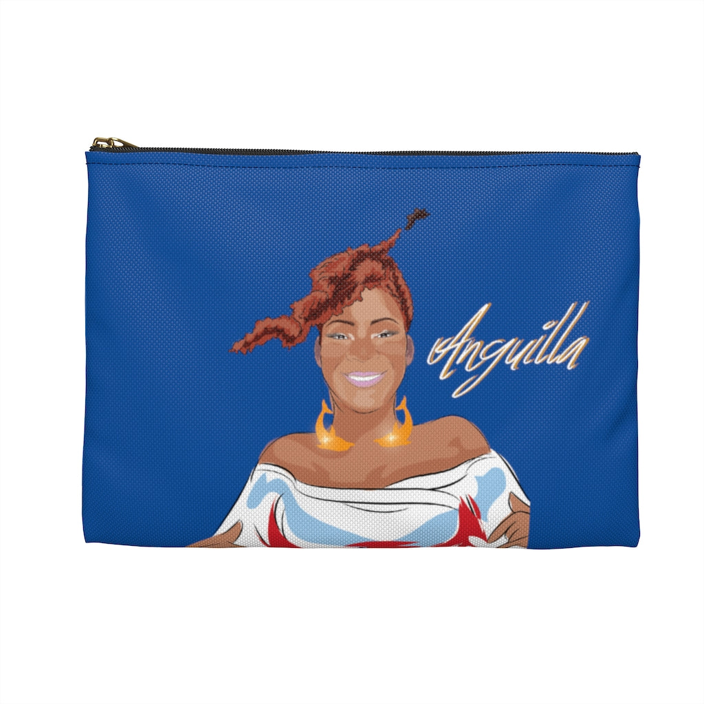 Anguilla Accessory Pouch Blue