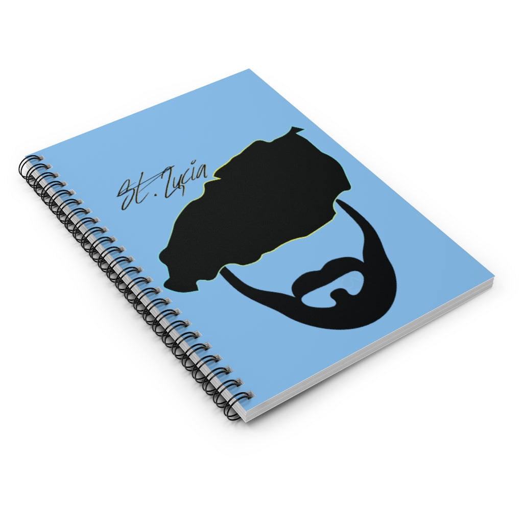 St. Lucia Spiral Notebook Male - Ruled Line