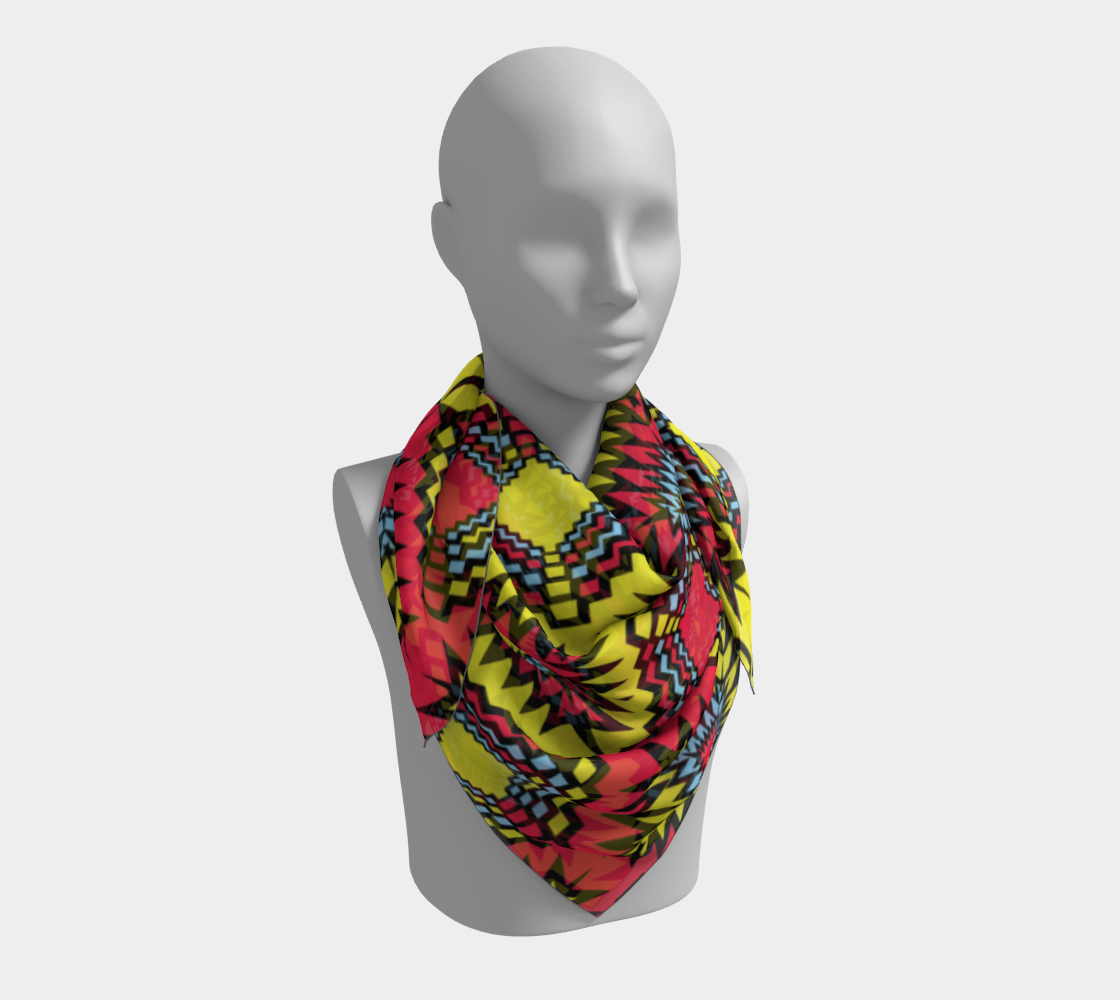 Cautious square scarf