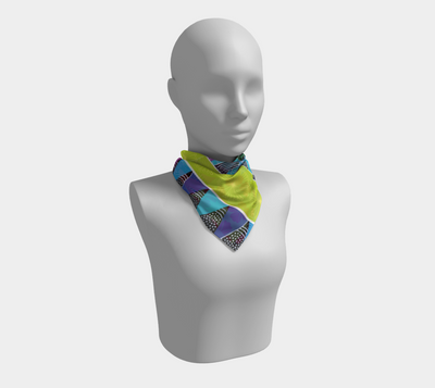 Eclectic square scarf