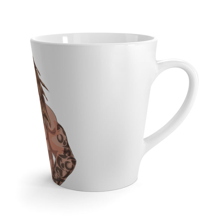 The Warrior  Latte mug