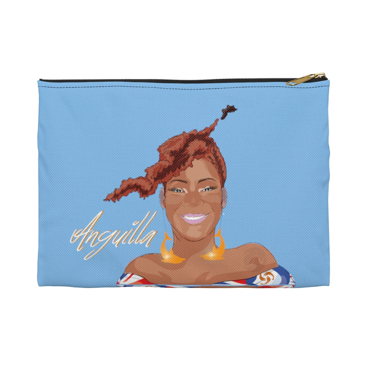 Anguilla Accessory Pouch Light Blue