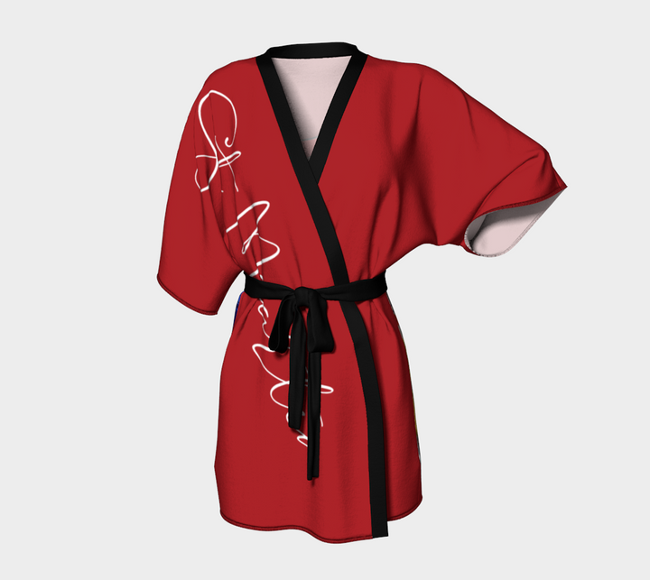 St.Maarten Kimono Red