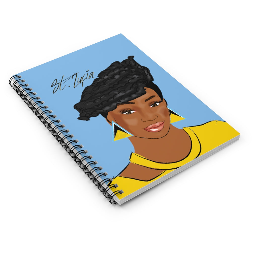St. Lucia Spiral Notebook - Ruled Line