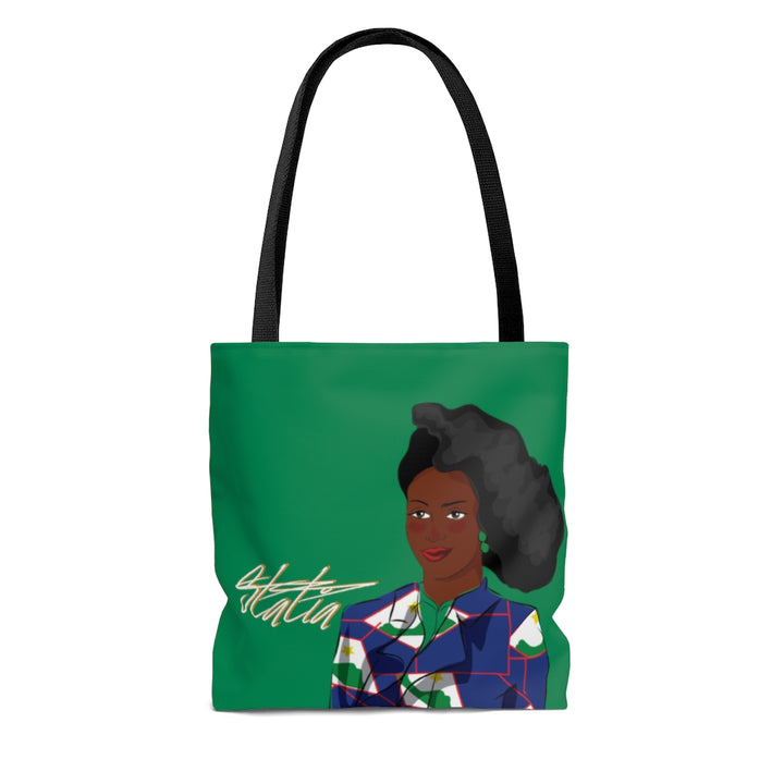 St.Eustatius Tote Bag Green