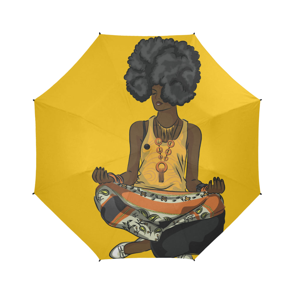 Mellow Umbrella Sitting Semi-Automatic Foldable Umbrella
