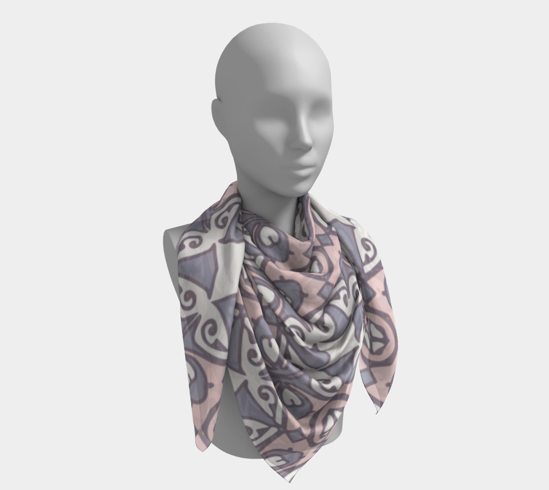 Idyllic square scarf