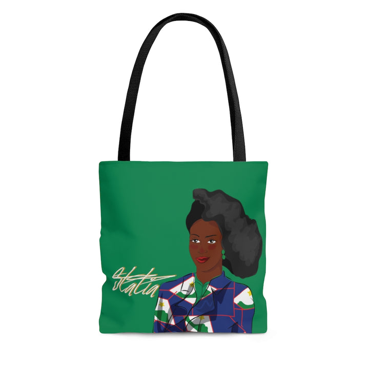 St.Eustatius Tote Bag Green