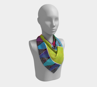 Eclectic square scarf