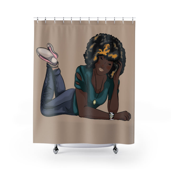 Melacholy Shower Curtain