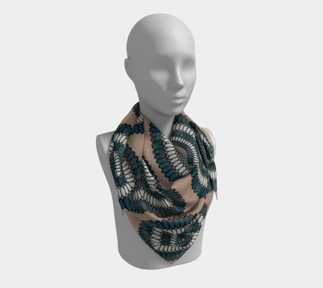 Melancholy square scarf