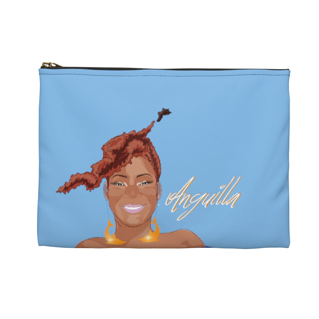 Anguilla Accessory Pouch Light Blue