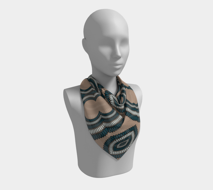 Melancholy square scarf