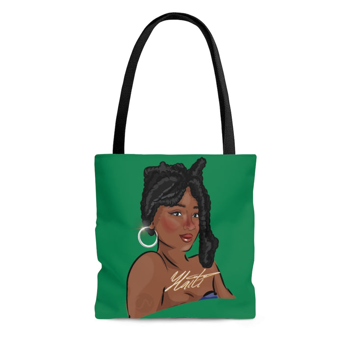 Haitian Rootz Tote Bag Green