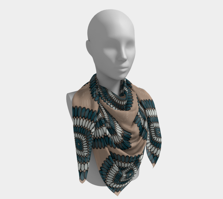 Melancholy square scarf