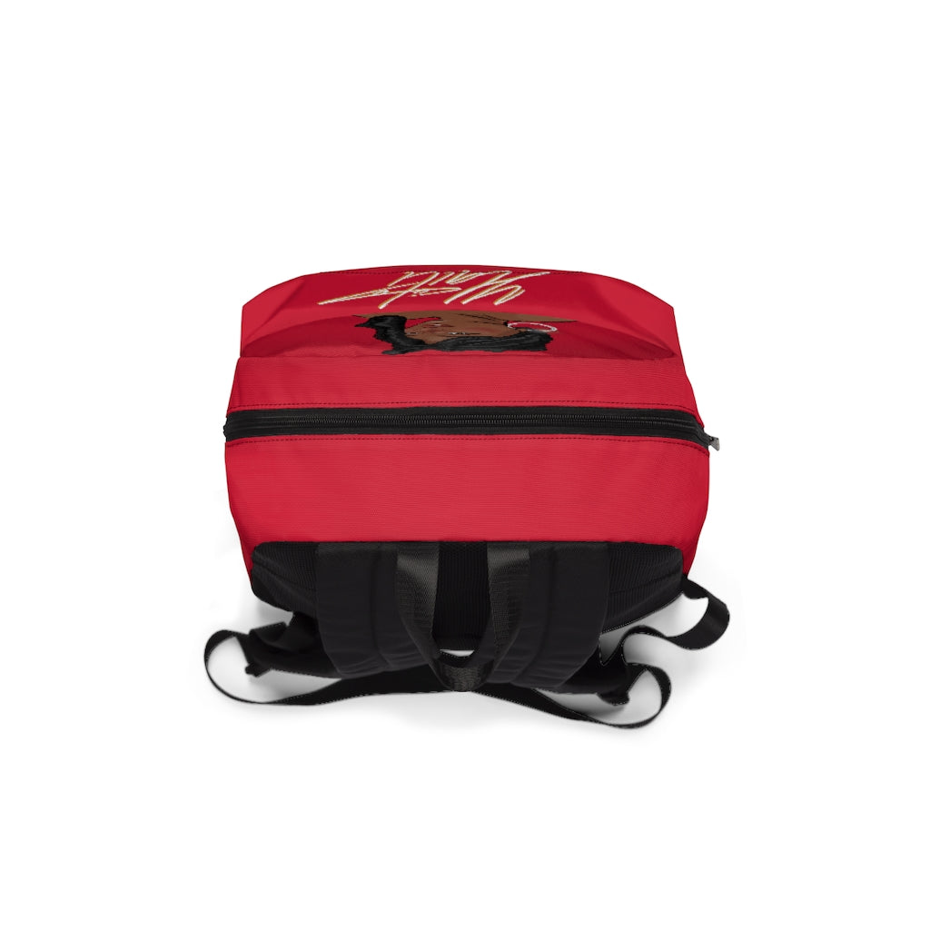 Haitian Rootz Backpack Red